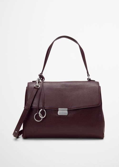 Goldy Handbag — Black Cherry