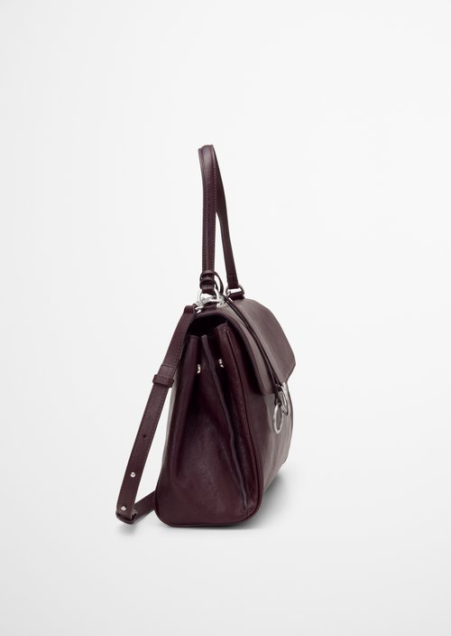 Goldy Handbag — Black Cherry