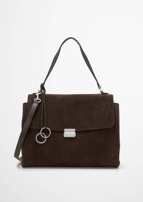 Sac à main modèle Goldy Burnt Coffee en vue de face