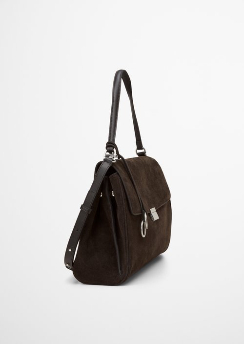 Goldy Handbag — Burnt Coffee