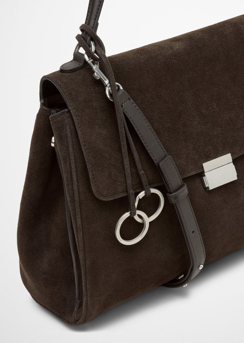 Goldy Handbag — Burnt Coffee