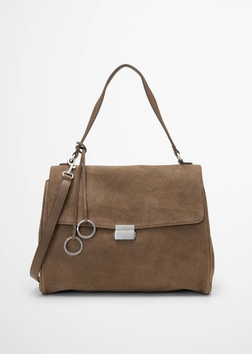 Handtas model Goldy Faded Brown in vooraanzicht