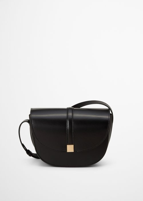 Taya Small Shoulder Bag — Black