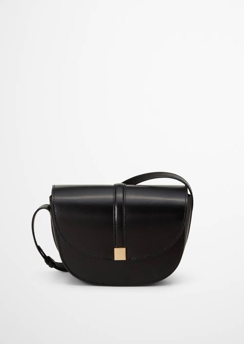 Umhängetasche Model Taya small Black in Frontalansicht