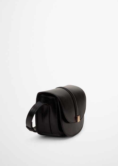 Taya Small Shoulder Bag — Black