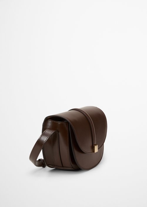 Taya Small Shoulder Bag — Brown