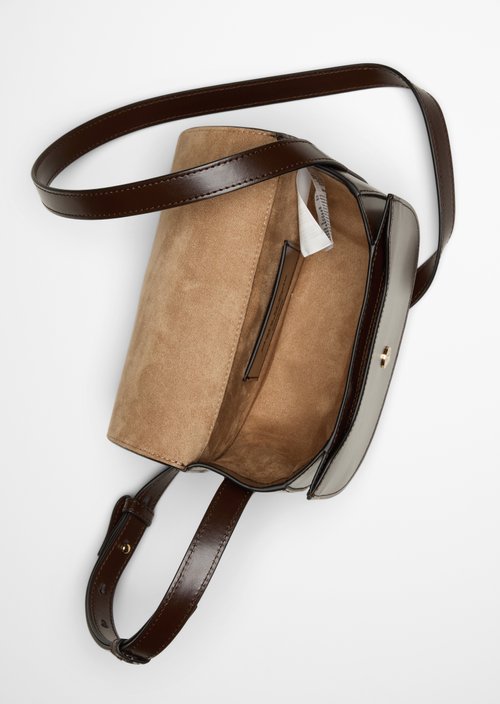 Taya Small Shoulder Bag — Brown