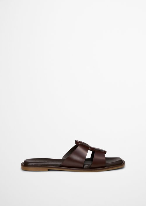 Mule model Marit — Burnt Coffee