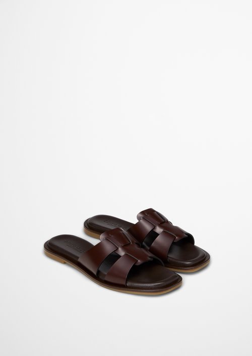 Mule model Marit — Burnt Coffee