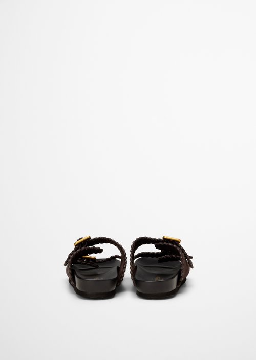 Mule model Floria — Burnt Coffee