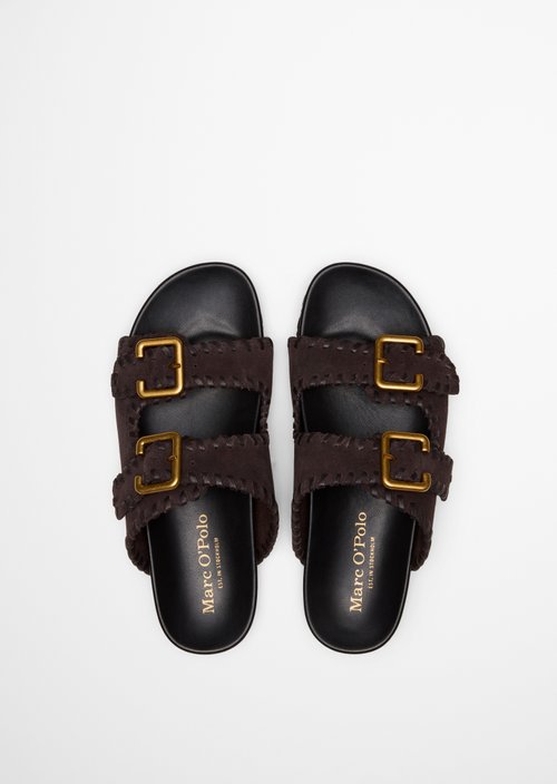 Mule model Floria — Burnt Coffee