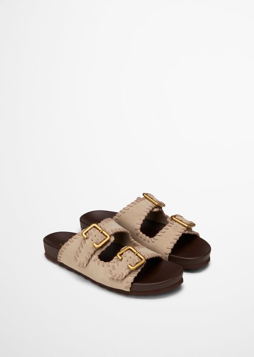 Mule model Floria — Dusty Sand