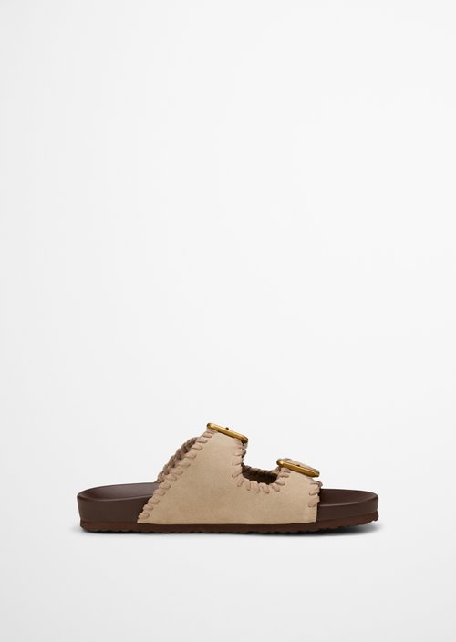 Mule model Floria — Dusty Sand