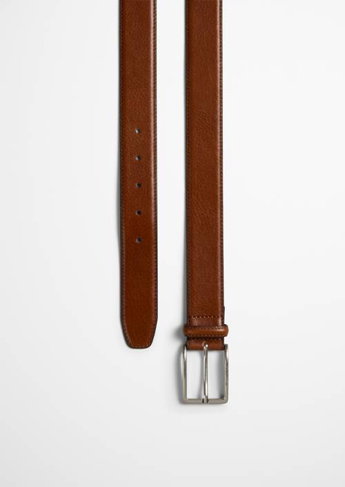 Ceinture modèle Iben Classic Cognac en vue détaillée