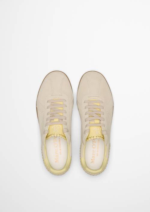 Sneaker modèle Charlie MO'P Offwhite en vue de dessus