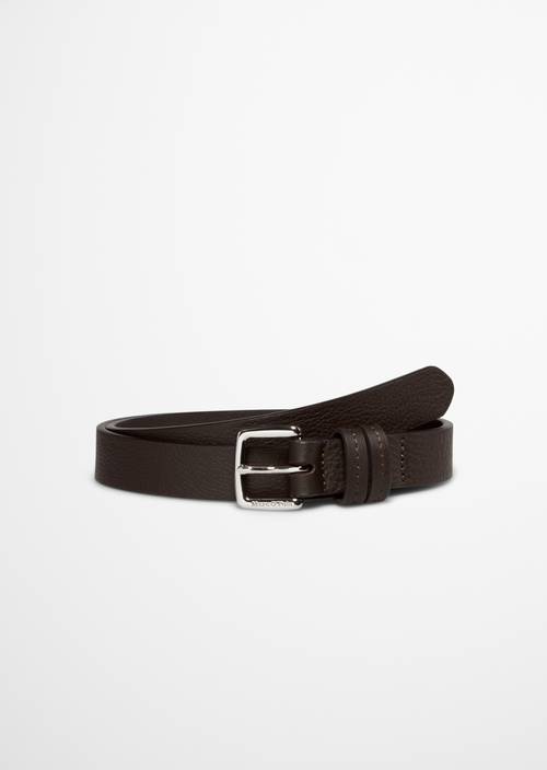 Ceinture modèle Billar Burnt Coffee en vue de face