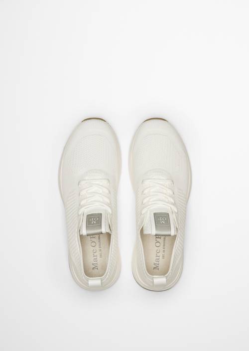 Sneaker modèle Jasper White en vue de dessus