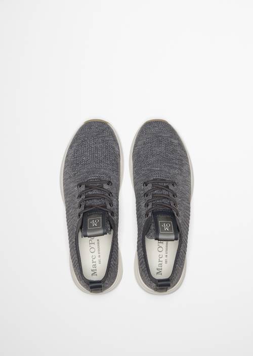 Sneaker modèle Jasper Grey Melange en vue de dessus