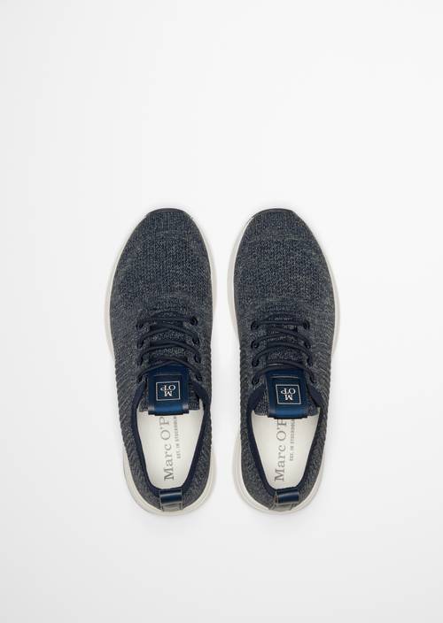 Sneaker model Jasper Navy Melange in top view
