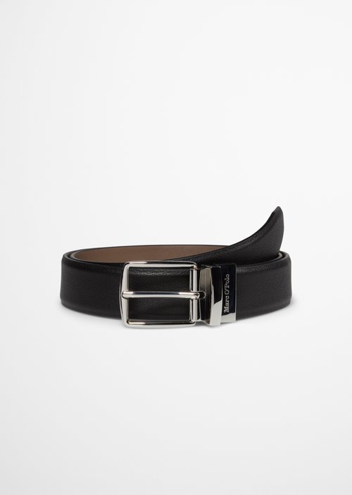 2-in-1 Reversible Belt, Model Bodu — Black