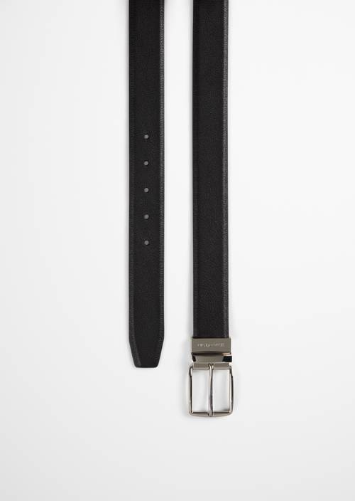 Ceinture réversible 2 en 1, modèle Bodu Black en vue détaillée