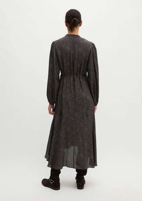A-Line Wrap Dress — Medium Brown