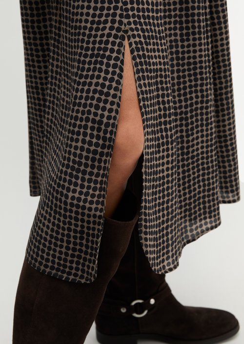 A-Line Skirt — Medium Brown