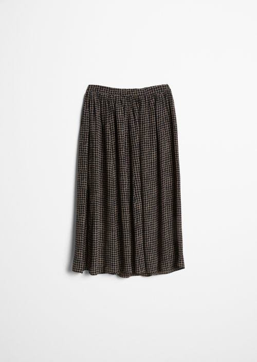 A-Line Skirt — Medium Brown