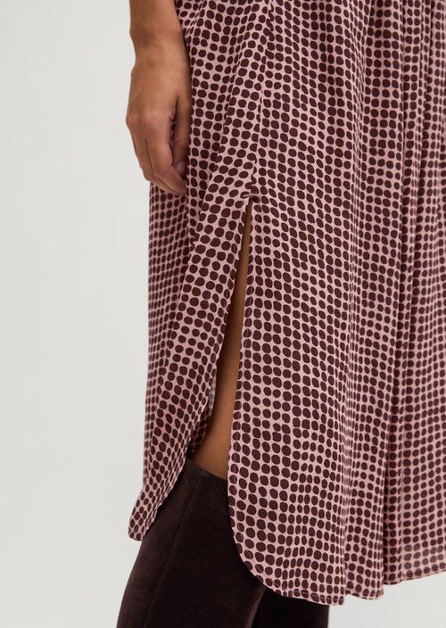 A-Line Skirt — Dark Red