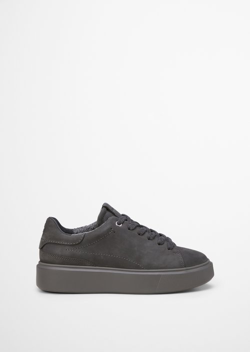 Cup sole sneaker model Cora — Broken Graphite