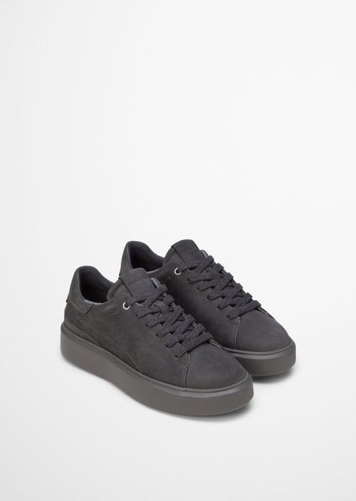 Cup sole sneaker model Cora — Broken Graphite