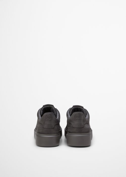 Cup sole sneaker model Cora — Broken Graphite