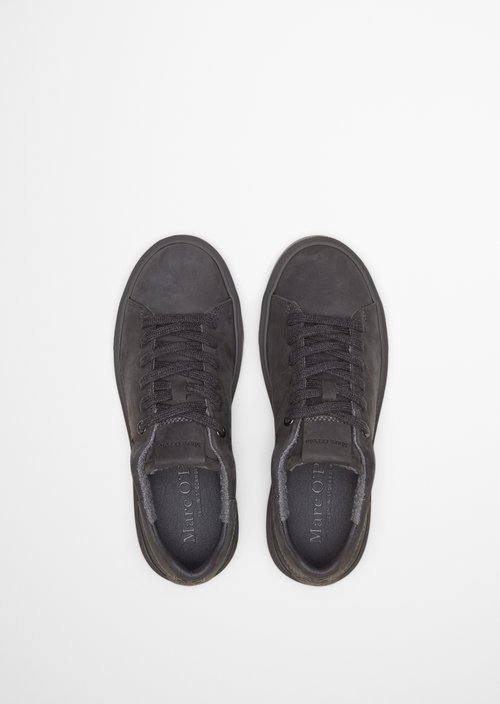 Cup sole sneaker model Cora — Broken Graphite