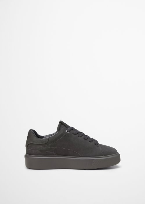 Cup sole sneaker model Cora — Broken Graphite