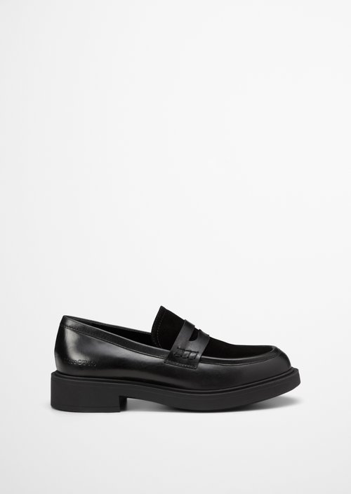 Penny loafer model Lea — Black