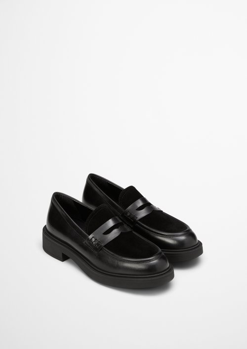 Penny loafer model Lea — Black