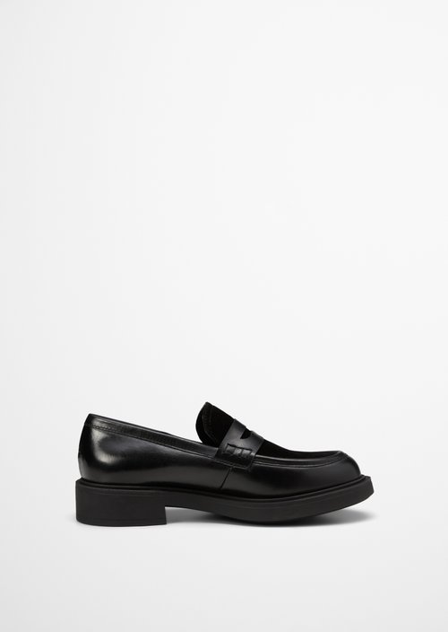 Penny loafer model Lea — Black