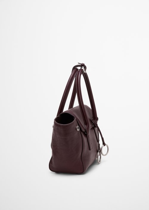 Gitty Small Tote Bag — Black Cherry