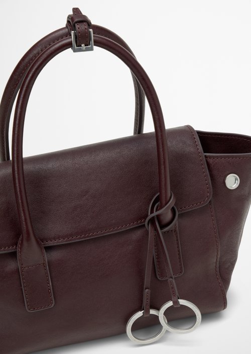 Gitty Small Tote Bag — Black Cherry