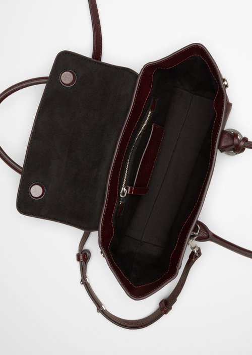 Gitty Small Tote Bag — Black Cherry