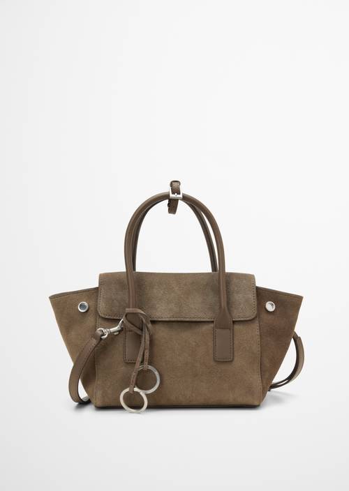 Shopper model Gitty small Faded Brown in vooraanzicht