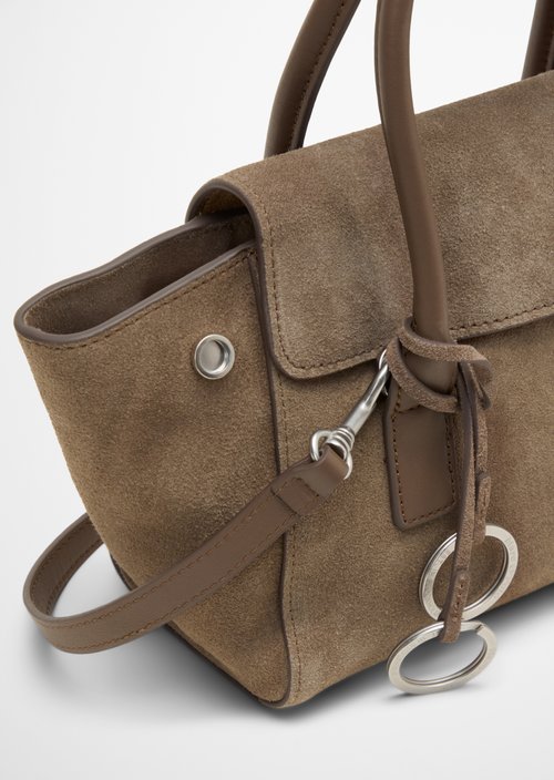 Gitty Small Tote Bag — Faded Brown