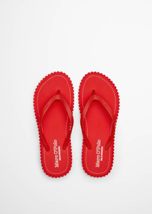 Toe separator model Sandy Bright Red in top view