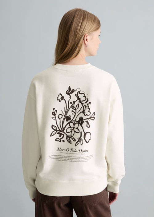Oversize sweatshirt — Silky White