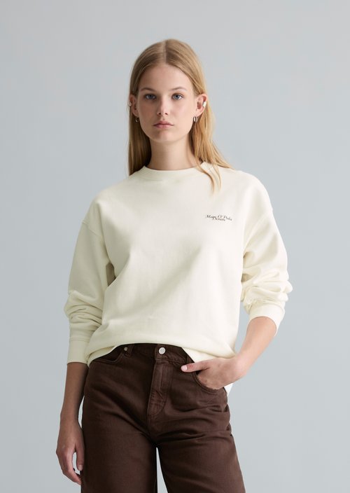 Oversize sweatshirt — Silky White