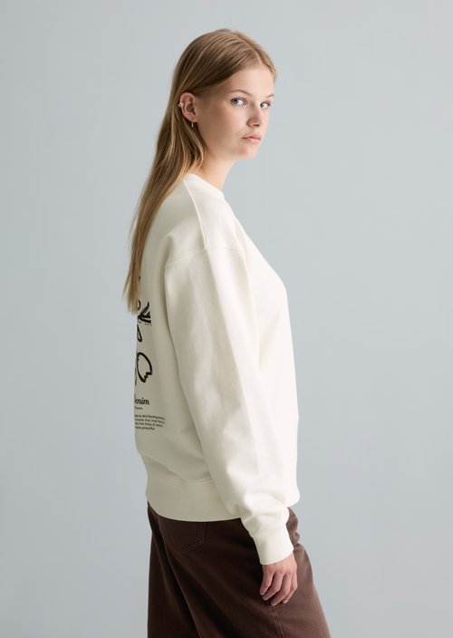 Oversize sweatshirt — Silky White