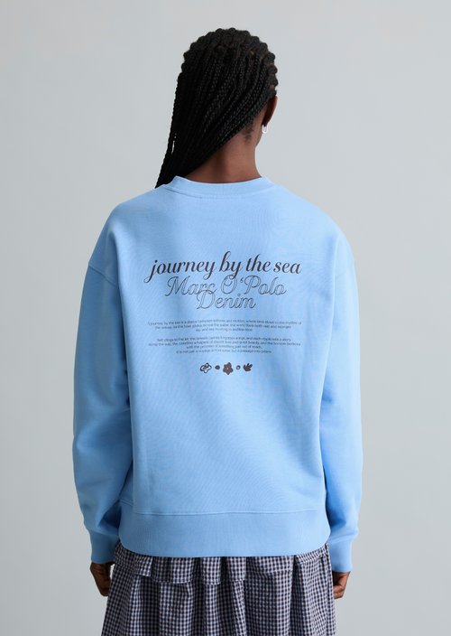 Oversize sweatshirt — Flaxflower Blue