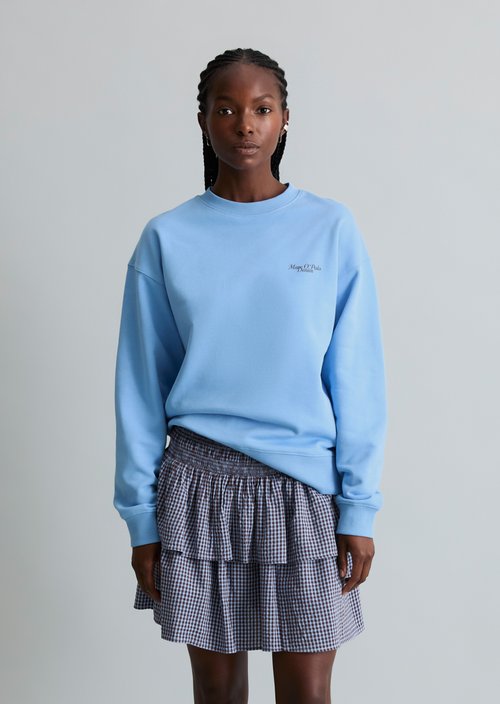 Oversize sweatshirt — Flaxflower Blue