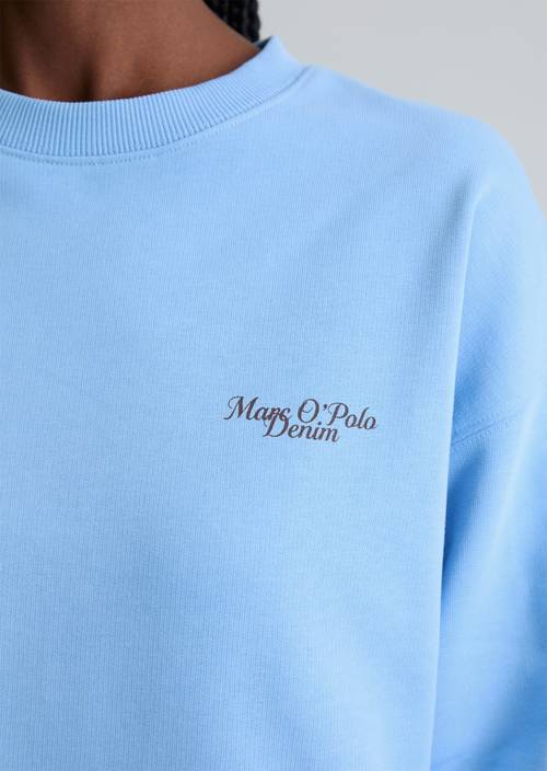 Oversize sweatshirt Flaxflower Blue in detail view