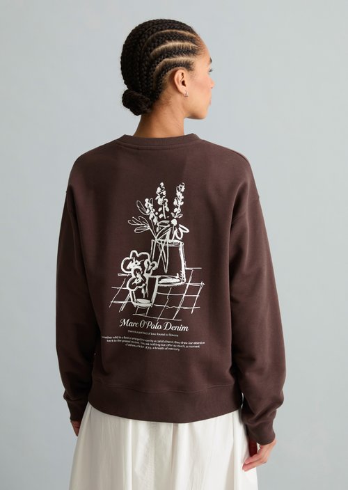 Oversize sweatshirt — Burnt Aubergine